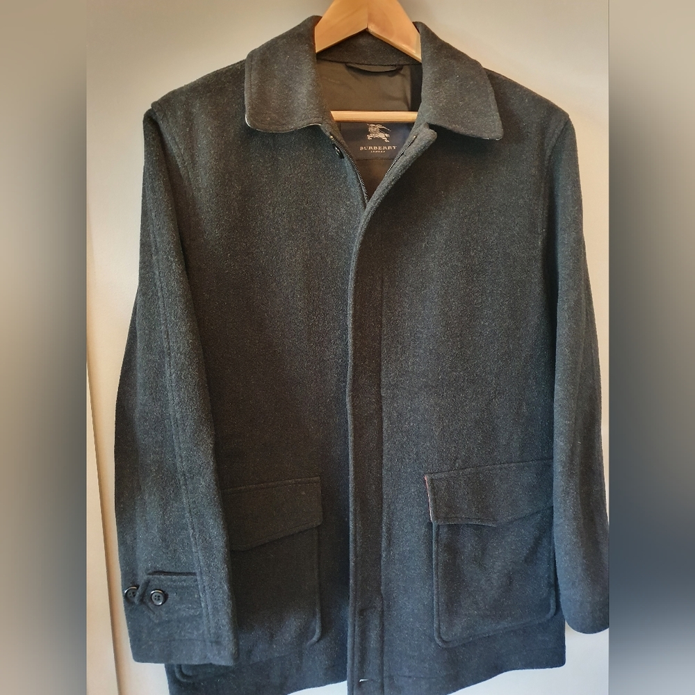 Burberry Wool & Camel Hair Coat